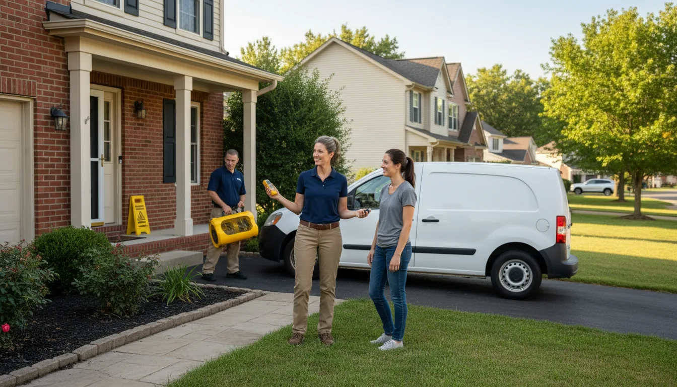 Water restoration image for Water Damage & Restoration Services in Comanche, TX